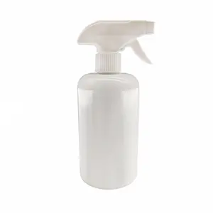 Fabricantes color personalizado 500ml 16oz HDPE plástico recargable limpiador gatillo botella de spray de niebla vacía