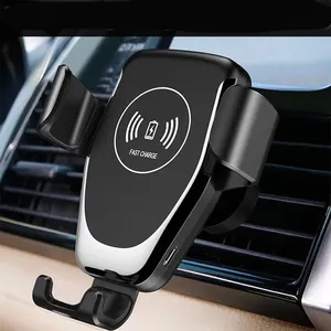 Best Seller 3 In 1 Car Wireless Charger Holder 10w Wireless Charging Car Mount Fast Qi Wireless Car Charger