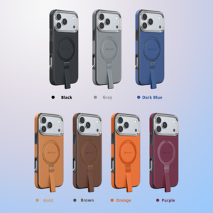 Funda Magnética Premium BOTER de Cuero PU Ultrafina para Teléfono, con Soporte de Aluminio, Carga Inalámbrica, Antideslizante y Resistente a Impactos - Product Image 5