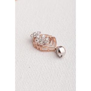 Vente chaude Fine Luxueux VVS Diamant Plaqué Rhodium Or Rose Solitaire Fiançailles De Mariage Pendentif À La Mode Des Femmes À La Mode - Product Image 2