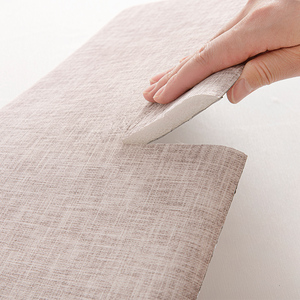 <span class=keywords><strong>Panneau</strong></span> mural auto-adhésif en coton et lin, souple et épaissi, anti-collision, pour fond <span class=keywords><strong>de</strong></span> chambre <span class=keywords><strong>à</strong></span> coucher, vente en gros - Product Image 3
