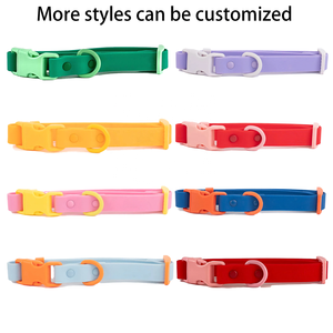 Correa y <span class=keywords><strong>Collar</strong></span> para Perro y Gato de Nailon Recubierto de PVC Personalizado al por Mayor, <span class=keywords><strong>Collar</strong></span> de PVC de Liberación Rápida para Perro - Product Image 2