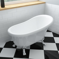 Vente directe d'usine et vente en gros de baignoires impériales de style européen pour la maison, baignoires acryliques isolées et autoportantes, baignoires classiques.