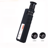 Microscope d'inspection optique portable SAIVXIAN 200x 400x, équipement de diagnostic vidéo portatif pour fibres optiques, utilisation FTTX SC 4G DC