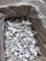 Compte-gouttes en plastique de remplacement avec marques de mesure graduées imprimées de 1,0 ml et bulbe en caoutchouc blanc pour flacons d'huiles capillaires 24/400