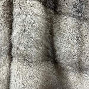 <span class=keywords><strong>Cappotto</strong></span> Invernale da Donna a Maniche Lunghe di Colore Grigio, Lussuoso <span class=keywords><strong>Cappotto</strong></span> in Vera Pelliccia di <span class=keywords><strong>Visone</strong></span> - Product Image 5