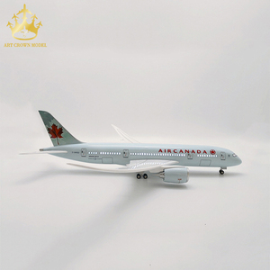 Modellino Boeing 787 Folk Art con Illuminazione e Controllo Vocale, Aereo Commerciale in Resina Scala 1/130, Regalo Aziendale - Product Image 2