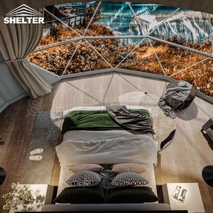 Sang Trọng Nội Thất Desgin Giải Pháp Trang Trí Nội Thất Cho Đo Đedesic Dome Glamping Safari Lều - Product Image 6