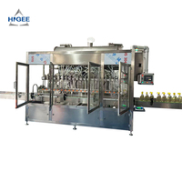Machine de remplissage automatique d'huile lubrifiante avec machine de bouchage et d'étiquetage pour bidons en plastique d'huile moteur, machine de remplissage d'huile moteur