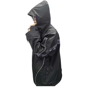 Chaqueta de esquí de talla grande personalizada OEM, chaqueta de nieve para exteriores con función de calefacción, ropa de esquí de moda negra con patrón - Product Image 3