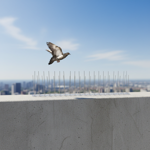 Prix bas, épines <span class=keywords><strong>anti</strong></span>-<span class=keywords><strong>pigeons</strong></span> en acier inoxydable sur base en plastique pour éloigner les oiseaux - Product Image 1