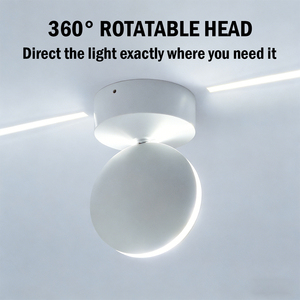 Lampe LED 9W pour rebord <span class=keywords><strong>de</strong></span> fenêtre, angle réglable, éclairage <span class=keywords><strong>de</strong></span> plafond, cadre <span class=keywords><strong>de</strong></span> <span class=keywords><strong>porte</strong></span>, <span class=keywords><strong>garage</strong></span>, hôtel, 220V, blanc chaud, murs et fenêtres, 3000K 4500K - Product Image 5