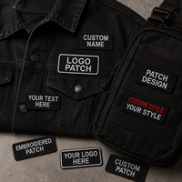Écussons thermocollants certifiés pour textiles, badges brodés, lettres 3D, patchs brodés personnalisés avec votre logo