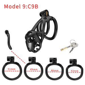 YPM <span class=keywords><strong>cabeza</strong></span> de leopardo impresión 3D jaula para pene dispositivos de castidad masculina jaulas de bloqueo de pene jaula de castidad de resina para hombres - Product Image 2