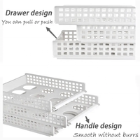 Bestseller Stapelbare Aktenschrank-Regale Unter-Schrank-Korb Organizer Kleiderschrank-Aufbewahrung Schublade