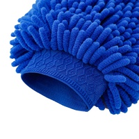 Gant de lavage de voiture en microfibre 100% Polyester, super absorbant, Chenille Ultra épaisse, doux pour les mains