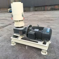 Granulateur à matrice plate CE 50-500 kg/h pour granulés de bois, machine à granulés de combustible biomasse à partir de sciure avec moteur et engrenages pour le chauffage agricole