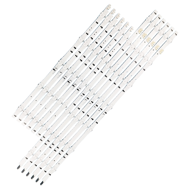 Qicaixin 12-Piece TV Backlight Repair Kit with 12000K Incandescent Bulbs IP65 Rated Copper Led Strip