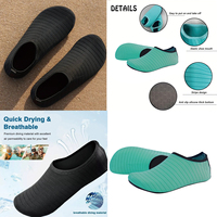Chaussures aquatiques unisexe 2026 – Chaussettes de natation, sandales de plage d'été, baskets antidérapantes pour la mer, pantoufles en nylon pour femmes et hommes