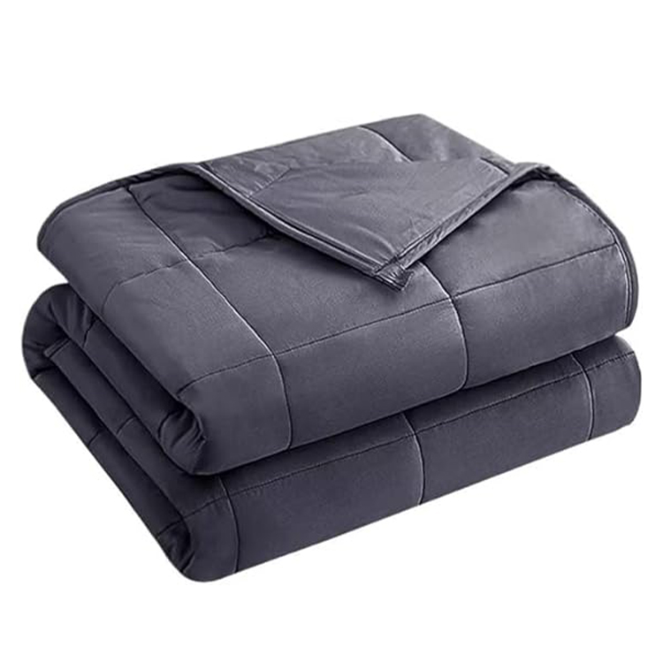 Pesado cobertor sensorial adulto 15lbs bambu ponderada cobertor com resfriamento para insônia ansiedade cobertor ponderado