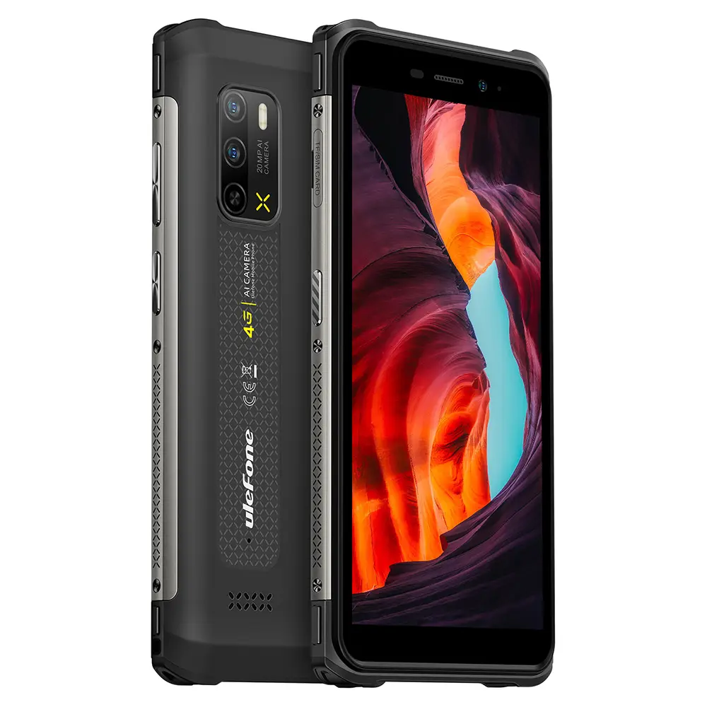 שריון uleone x10 pro גלי טלפון 64 ג 'יגה + 4gb ip68 עמיד למים טלפון חכם 20mp 5180mah 5.45in אנדרואיד 11 octa-ליבה