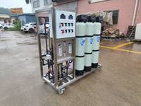 Équipement de traitement de l'eau pour petites usines, eau souterraine, eau de puits, osmose inverse, filtre RO, pompe PLC, production d'eau minérale, 1 an