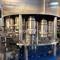 Machine entièrement automatisée de capsulage remplissante de rinçage de triage de bouteilles en plastique d'ANIMAL FAMILIER pour le matériel d'emballage en verre d'usine d'embouteillage de l'eau