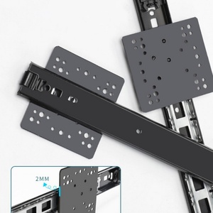 Puerta Plegable Giratoria para Mueble de Cocina, Sistema Deslizante para Puerta Corredera, Deslizadores de Puerta Abatible, Acero Laminado en Frío Negro para RV/Apartamento - Product Image 3