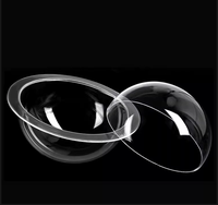 Dôme en verre personnalisé, lentille en verre optique hémisphérique BK7/K9/silice fondue JGS1, couvercle en dôme pour la protection des appareils photo et des instruments