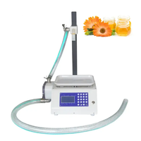 Machine de remplissage semi-automatique haute précision pour liquides visqueux (miel, shampoing, ketchup, crème cosmétique)