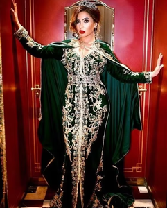 Elegante hermosa ATIYA LIBAS Lehenga Choli con velo pesado Zardozi bordado acetato hasta el suelo para vestido de novia 2019 - Product Image 2