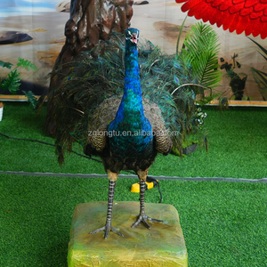 Chim công viên sinh thái Vườn thực vật nghệ thuật Prop Robot animatronic hoạt hình cơ điện Chim Chim Con Công để bán - Product Image 4
