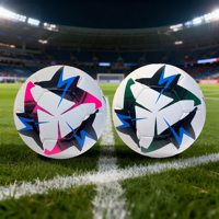 Nouveau Ballon de Football Taille Officielle 5 pour Entraînement et Match, en PVC Cousu à la Machine, Vente en Gros Fabricant, Personnalisation Adulte 2026
