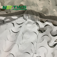 Filet de camouflage en tissu Oxford 210D double face enduit avec corde tressée épaissie et coutures triangulaires sur les quatre côtés