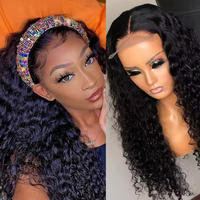 Perruques en cheveux humains vierges brésiliens 100% naturels, vente en gros, longueur 18 pouces, perruques à dentelle HD