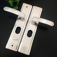 Serrure de porte de chambre d'hôtel en acier inoxydable 201, ensemble complet haute sécurité, antivol, pour chambre à coucher