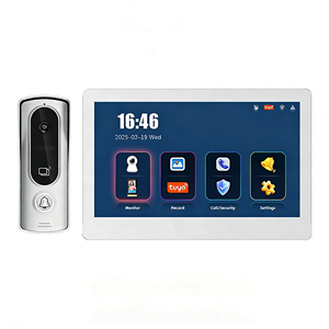 <span class=keywords><strong>Sonnette</strong></span> sans fil avec caméra de 10 pouces, sans câblage complexe, protection contre les pannes de courant, vidéophone domestique pour maisons de retraite - Product Image 1