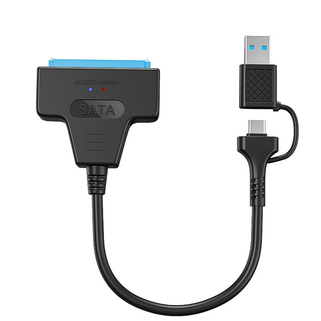 New USB3.0/3.1 SATA to USB Cable USB 3.0 to SATA III Hard Disk Adapter Compatible with 2.5-inch Hard Drives and SSD UASP Support