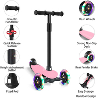 Balance scooter pour enfants bon marché, équitation en plein air avec lumière Led, scooter à 3 roues
