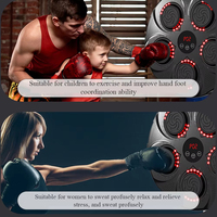 Machine de boxe musicale intelligente personnalisée réponse de boxe numérique cible rythme de battement cible murale équipement d'entraînement de boxe intelligent