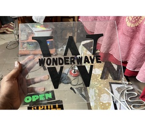 Placas acrílicas con nombre comercial personalizadas para escritorios de puertas de oficina, posición de nombre personalizada, técnica de fundición de estilo moderno - Product Image 4