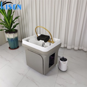 Fauteuil de massage électrique multifonctionnel Kisen pour salon de coiffure, inclinable et rotatif, pour soins du cuir chevelu et lavage des cheveux - Product Image 6