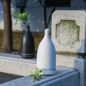 7 màu đèn Led 300ml gốm tinh dầu khuếch tán tự động tắt 2 chế độ hẹn giờ chúng tôi hương liệu độ ẩm cho văn phòng/phòng - Product Image 2