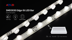 Conectividad USB Alta potencia 28,8 W Tira de luces LED Barra 12V 24V SMD3030 Alto brillo Corriente constante Marco de aluminio Edgelit - Product Image 5