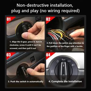 Module de capteur de contrôle de phare auto LED pour VW JETTA MK5 GOLF 6 7 GTI Tiguan passat CC Beetle PASSAT B7 B6 <span class=keywords><strong>tuning</strong></span> - Product Image 4