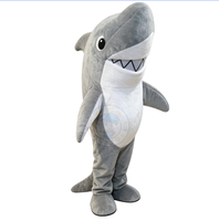 Costumes de mascotte requin gris Hola / Promotion de costumes de cosplay de poisson