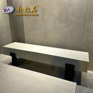Nuevo Banco de Hormigón GRC Magic Stone, 3 cm de Grosor, Color Personalizable, Uso en Interiores y Exteriores - Product Image 2