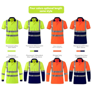 <span class=keywords><strong>OEM</strong></span>高品質クイックドライワーク建設服長袖男性安全<span class=keywords><strong>Hi</strong></span> <span class=keywords><strong>Vis</strong></span>作業服反射夏ロゴ販売バルク - Product Image 4