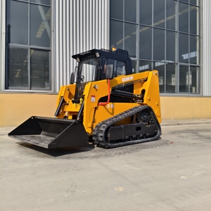 Mini-chargeuse sur chenilles diesel HT75 de <span class=keywords><strong>4</strong></span> <span class=keywords><strong>tonnes</strong></span>, multifonctionnelle, direction intégrée, pour le déblaiement et le transport sur site - Product Image 2