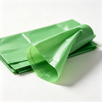 Sacs à déjections pour animaux de compagnie biodégradables en HDPE pour chiens et chats, sacs à déchets jetables écologiques avec fermeture à nouer et surface mate